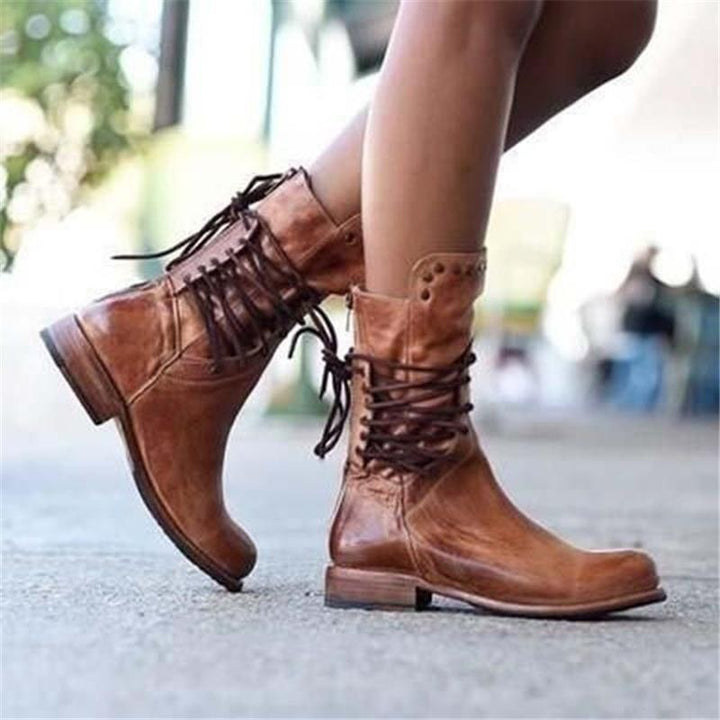 LA VENECIA | Estela™ - Botas Vintage con Cordones