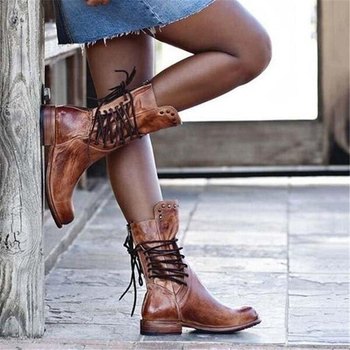 LA VENECIA | Estela™ - Botas Vintage con Cordones