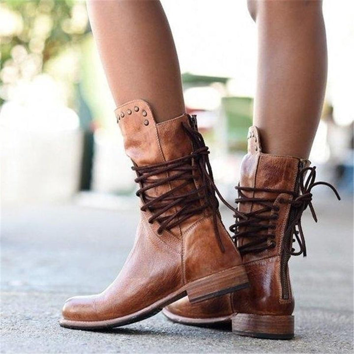 LA VENECIA | Estela™ - Botas Vintage con Cordones