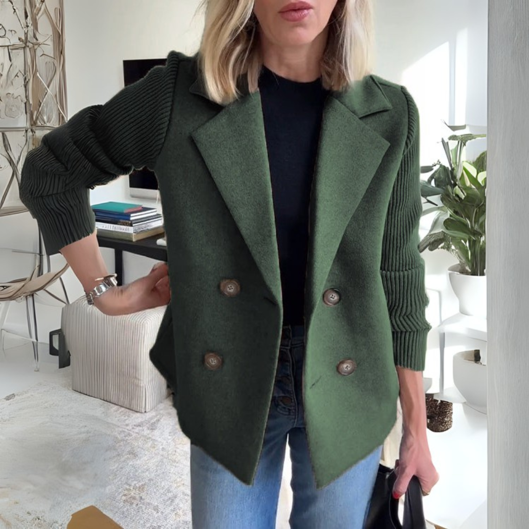 LA VENECIA | Lenora™ - Blazer Elegante de Manga de Punto de Primera Calidad
