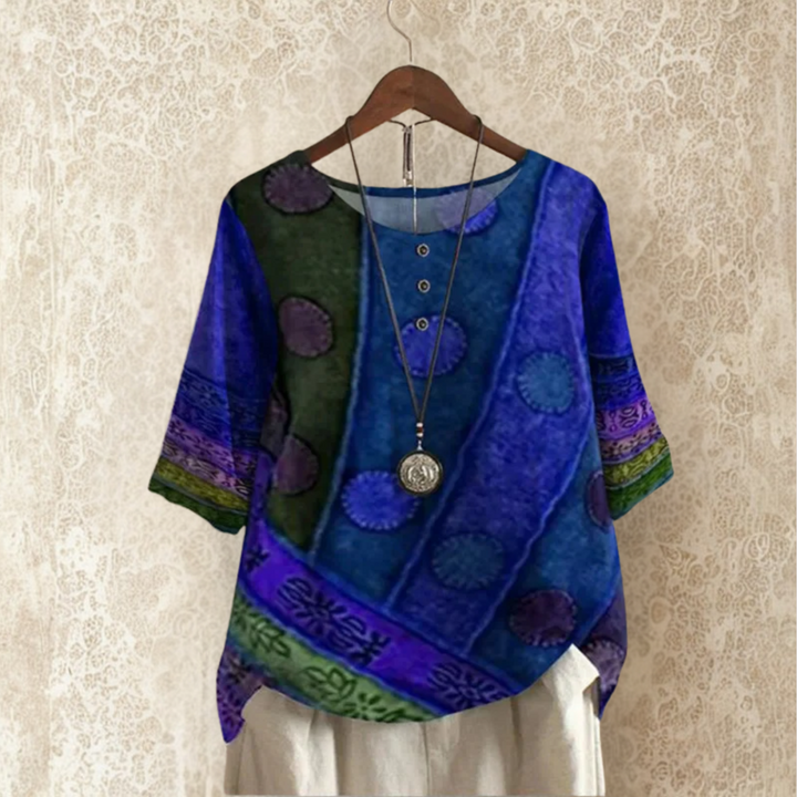 LA VENECIA | Alba™ - Blusa Bohemia Colorida