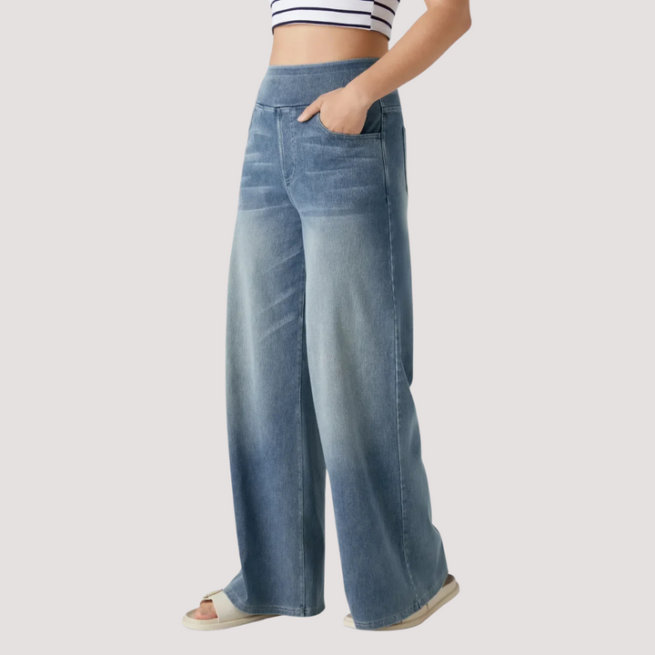 LA VENECIA | Eva™ - Pantalón Cómodo y Elástico de Talle Alto