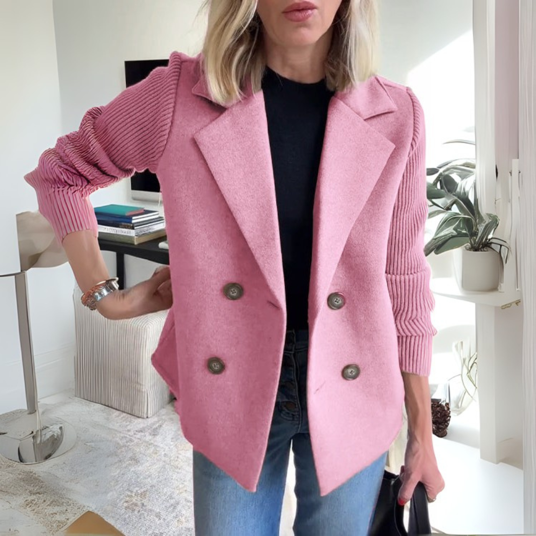 LA VENECIA | Lenora™ - Blazer Elegante de Manga de Punto de Primera Calidad