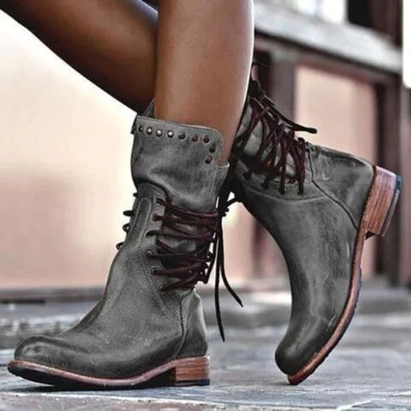 LA VENECIA | Estela™ - Botas Vintage con Cordones