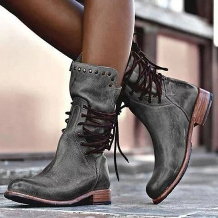 LA VENECIA | Estela™ - Botas Vintage con Cordones