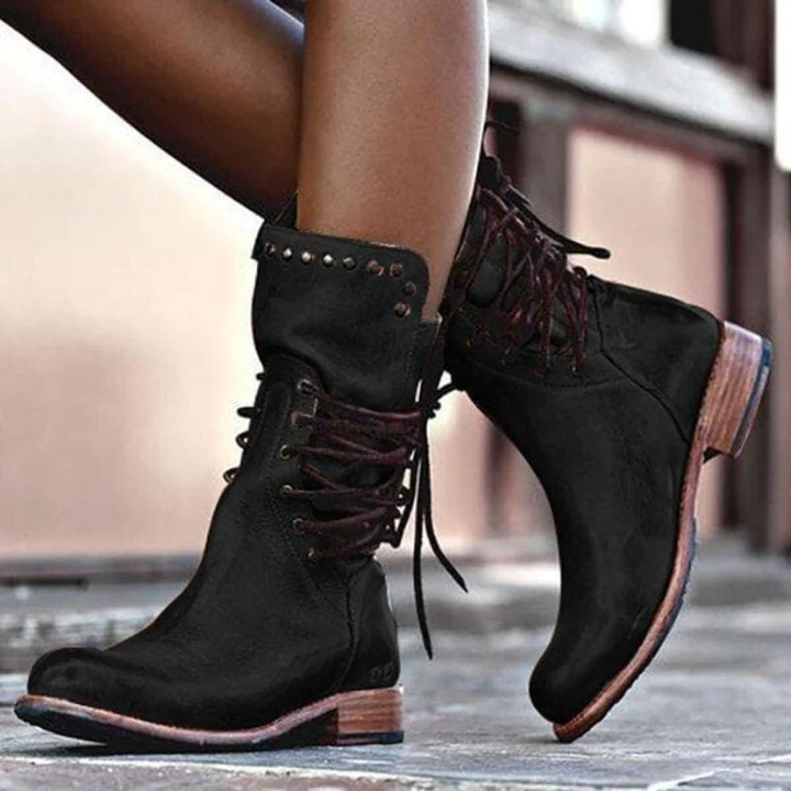 LA VENECIA | Estela™ - Botas Vintage con Cordones