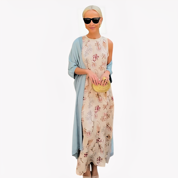 LA VENECIA | Ángeles™ - Vestido Largo con Cárdigan