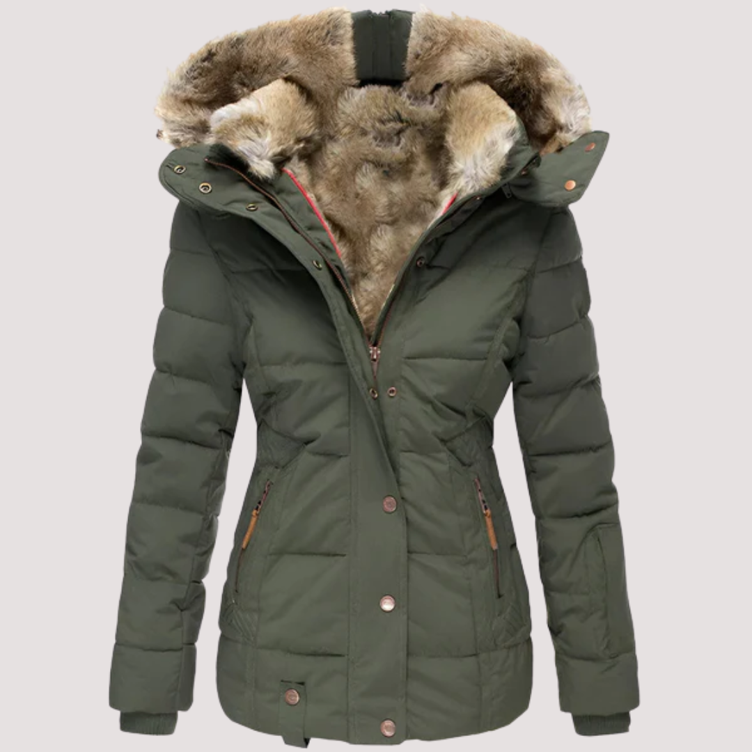 LA VENECIA | Concepción™ - Chaqueta Premium Acolchada con Capucha y Diseño Ajustado