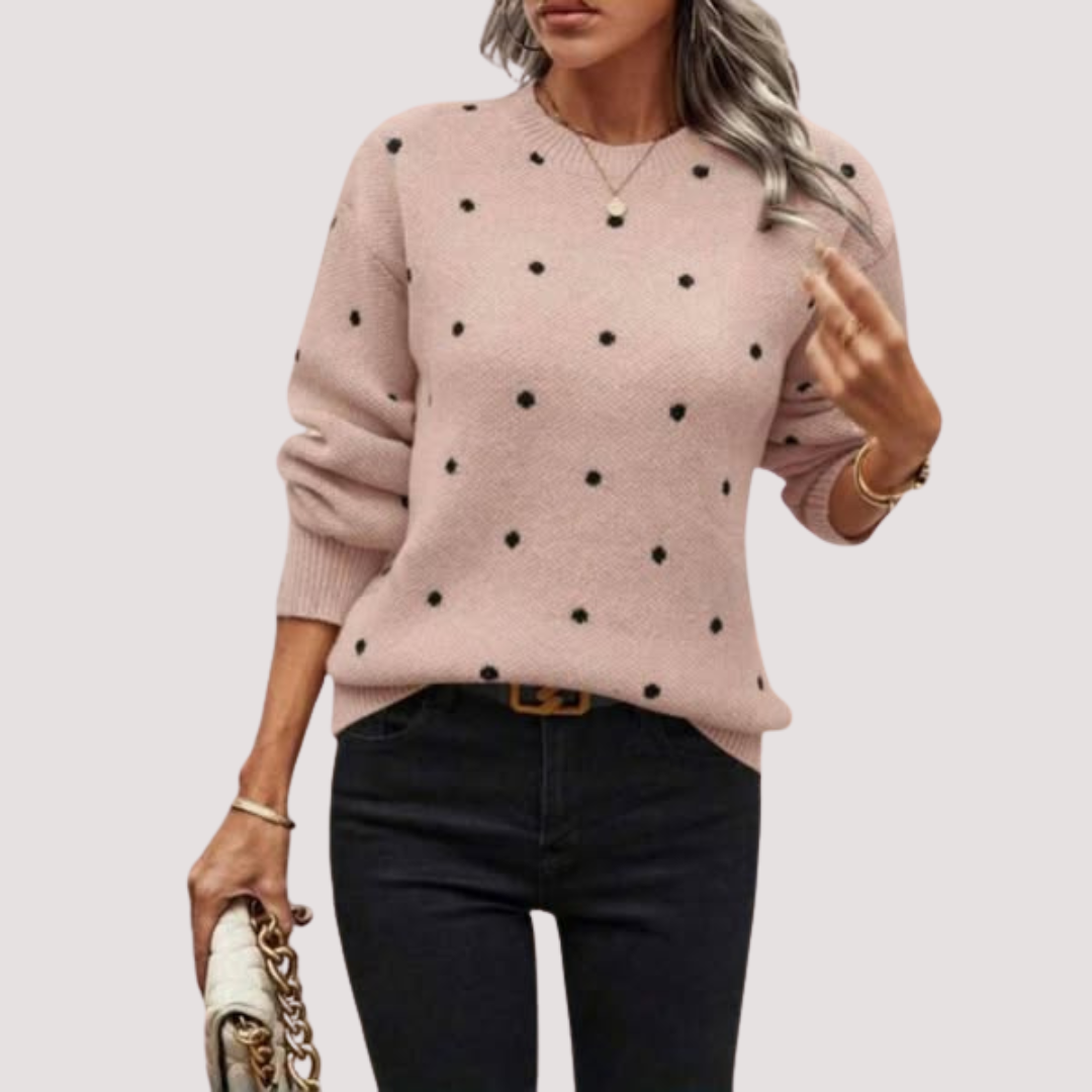 LA VENECIA | Juliana™ - Jersey de Punto con Lunares