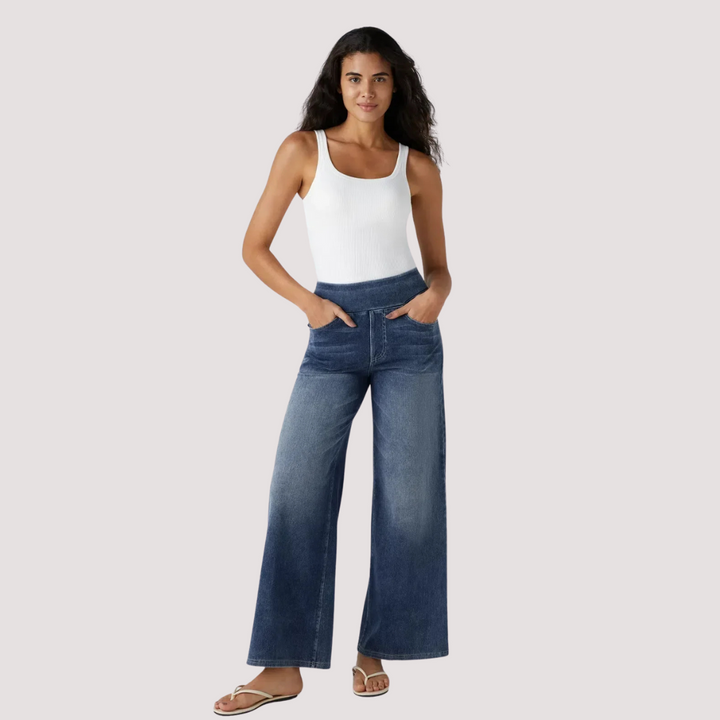 LA VENECIA | Eva™ - Pantalón Cómodo y Elástico de Talle Alto