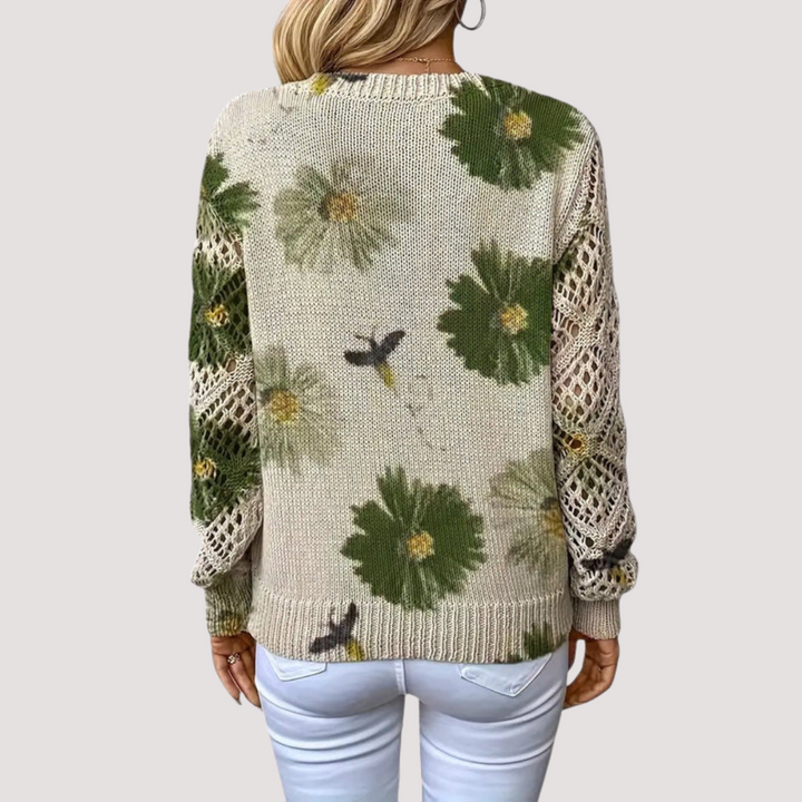 LA VENECIA | Elena™ - Jersey Elegante con Diseño Floral