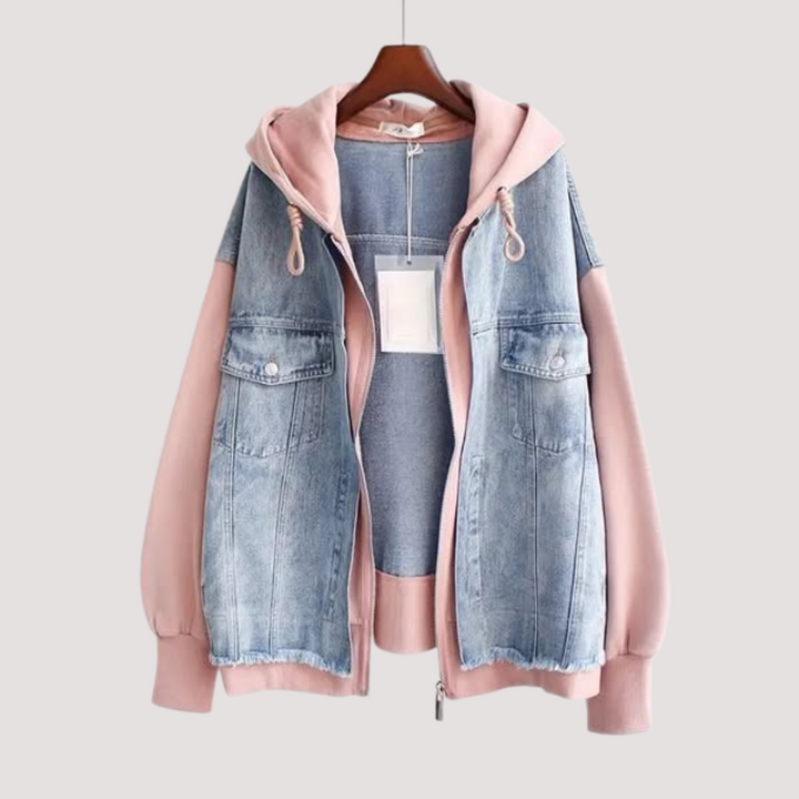 LA VENECIA | Valeria™ - Chaqueta con Capucha de Denim