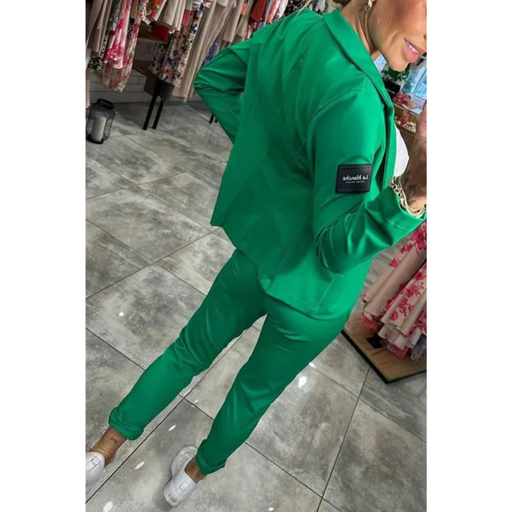 LA VENECIA | Gema™ - Conjunto a Medida con Blazer Suave y Pantalones Jogger Relajados