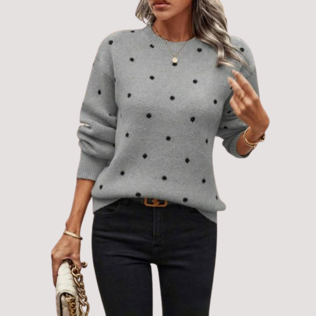 LA VENECIA | Juliana™ - Jersey de Punto con Lunares