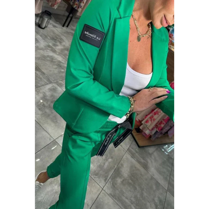 LA VENECIA | Gema™ - Conjunto a Medida con Blazer Suave y Pantalones Jogger Relajados