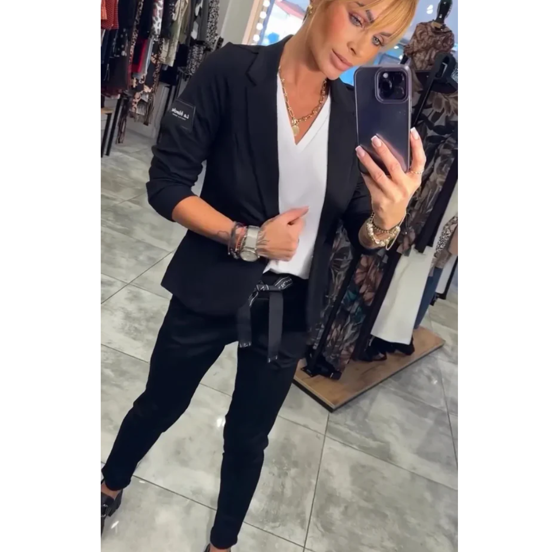 LA VENECIA | Gema™ - Conjunto a Medida con Blazer Suave y Pantalones Jogger Relajados
