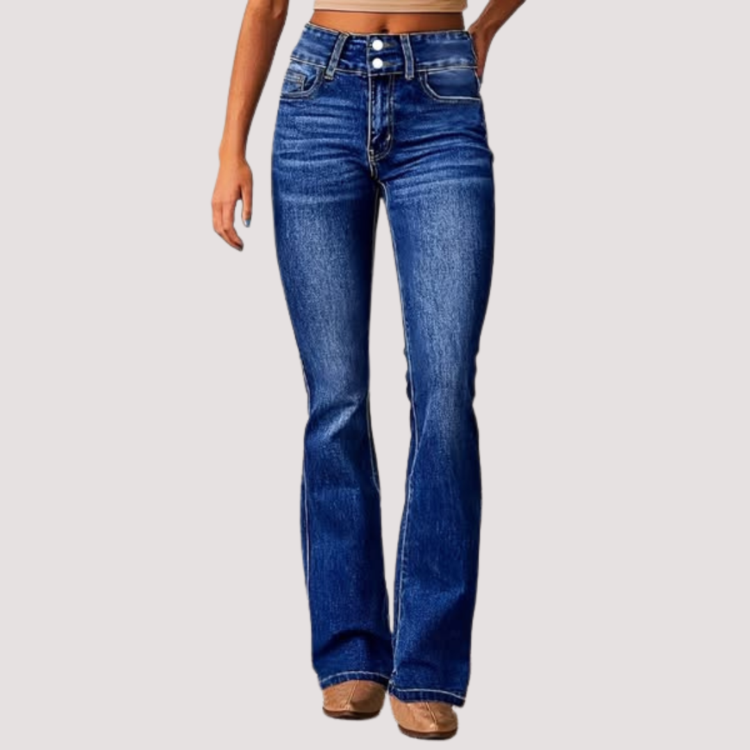 LA VENECIA | Rosalía™ - Vaquero Acampanado de Talle Alto en Tendencia