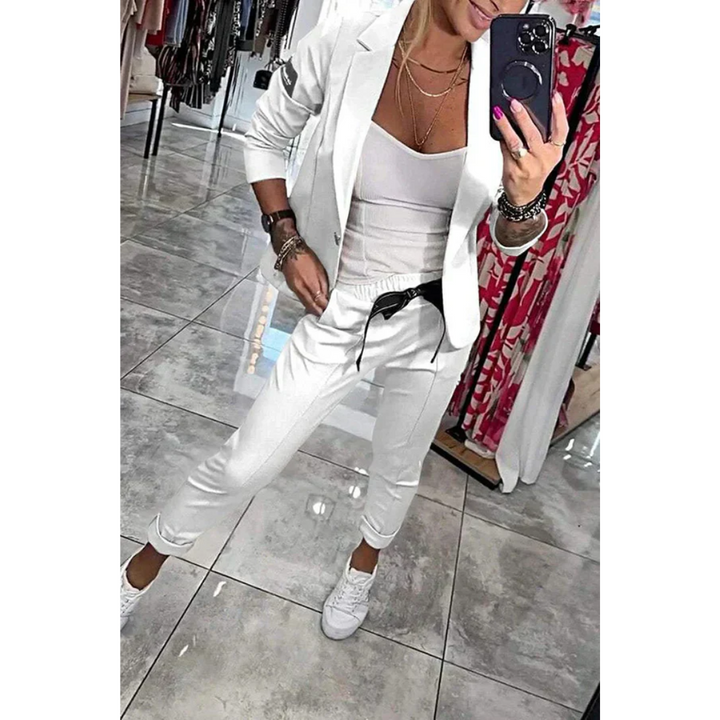 LA VENECIA | Gema™ - Conjunto a Medida con Blazer Suave y Pantalones Jogger Relajados