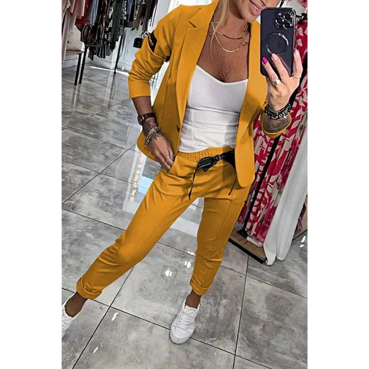 LA VENECIA | Gema™ - Conjunto a Medida con Blazer Suave y Pantalones Jogger Relajados