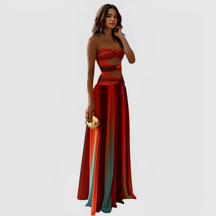 Vestido MAXI -  Fuego del Alba