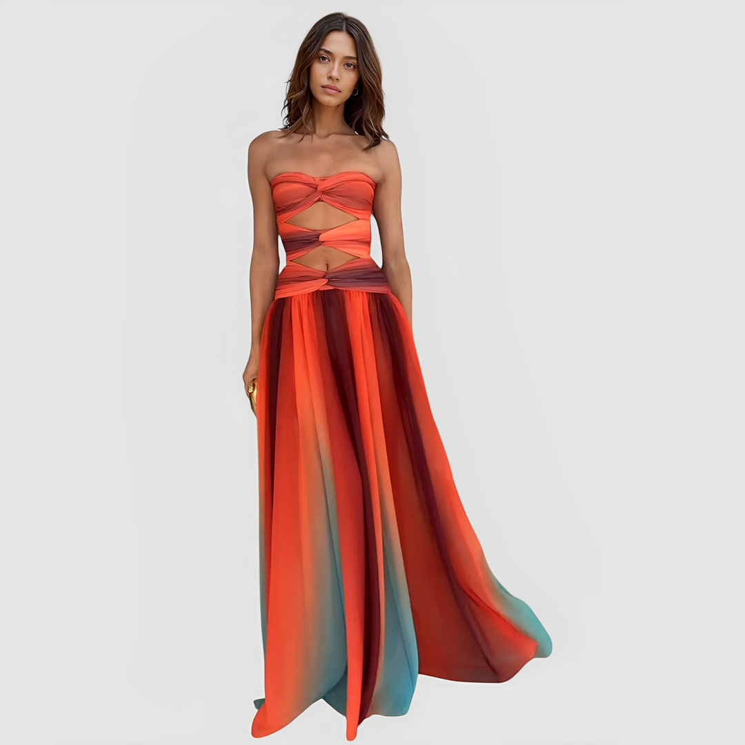 Vestido MAXI -  Fuego del Alba