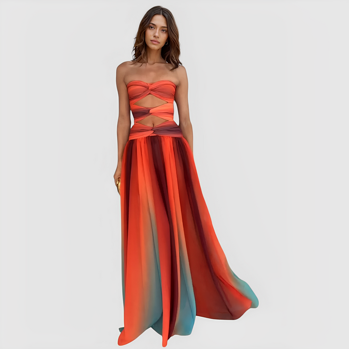 Vestido MAXI -  Fuego del Alba