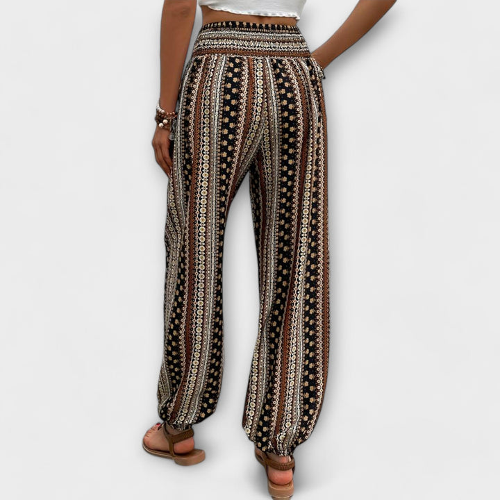 LA VENECIA | Scarlett™ - Pantalón con gráfico étnico