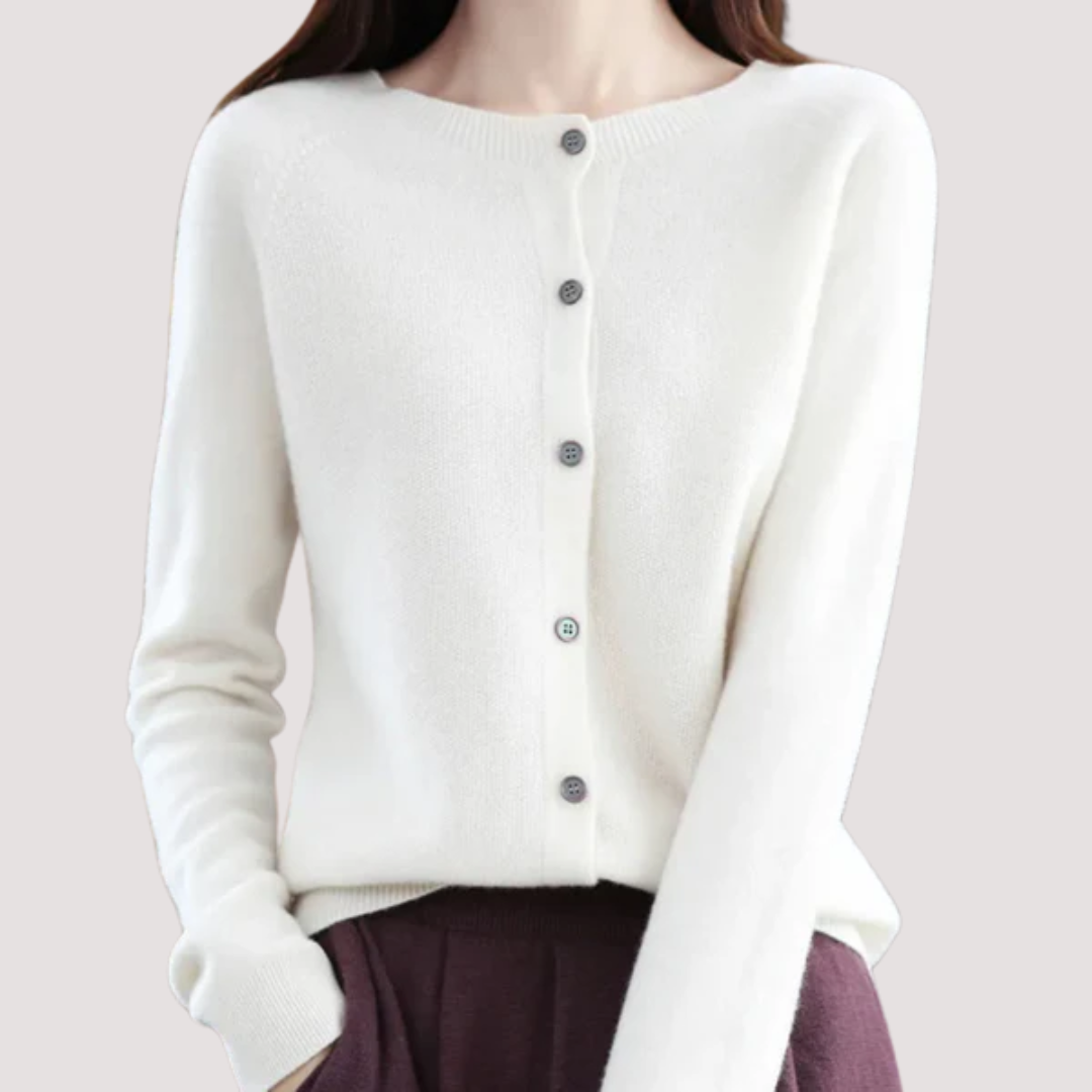 LA VENECIA | Claudia™ -  Jersey de Mujer con Cuello Redondo