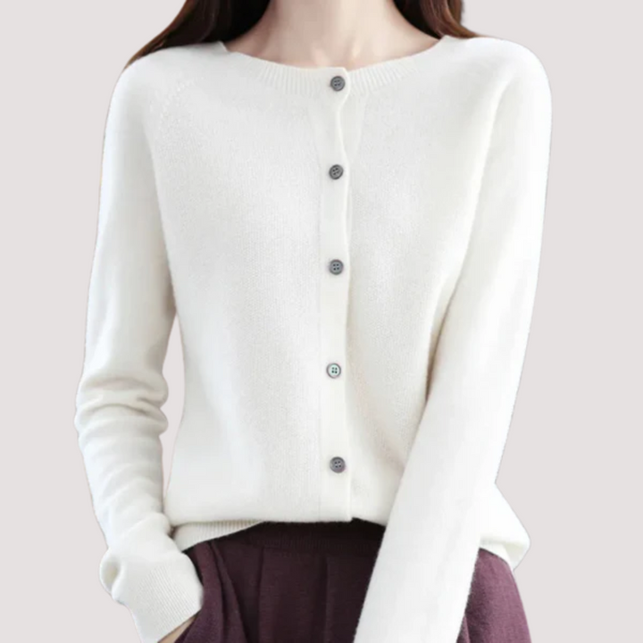 LA VENECIA | Claudia™ -  Jersey de Mujer con Cuello Redondo