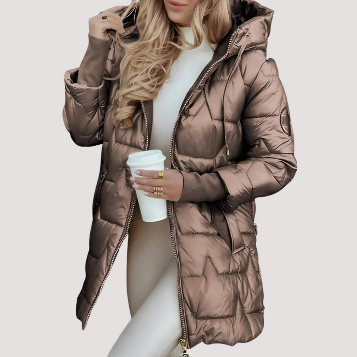 LA VENECIA | Renata™ - Abrigo de Invierno Elegante con Capucha y Relleno