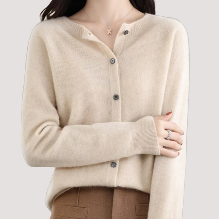 LA VENECIA | Claudia™ -  Jersey de Mujer con Cuello Redondo