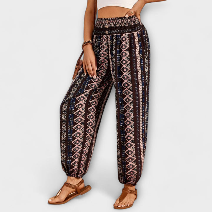 LA VENECIA | Scarlett™ - Pantalón con gráfico étnico