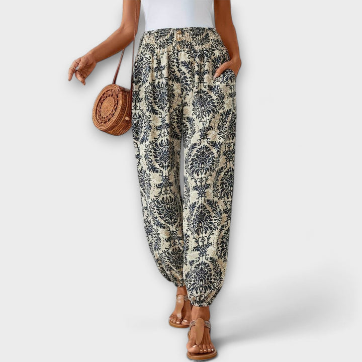 LA VENECIA | Scarlett™ - Pantalón con gráfico étnico