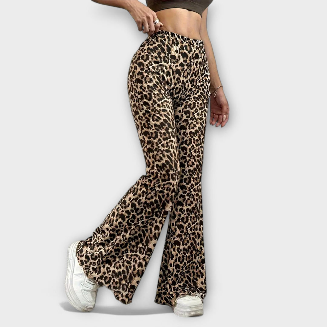 LA VENECIA | Pantalón Bootcut de Leopardo