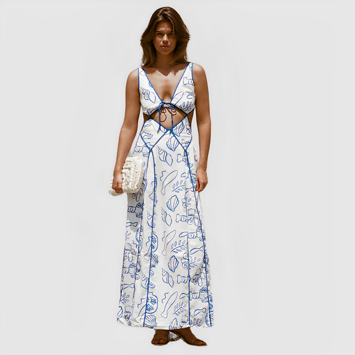Vestido MAXI -  Azul Celeste