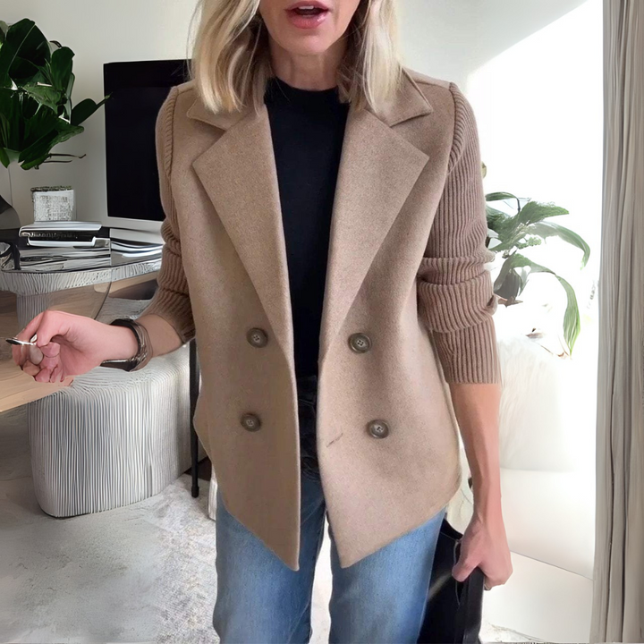 LA VENECIA | Lenora™ - Blazer Elegante de Manga de Punto de Primera Calidad