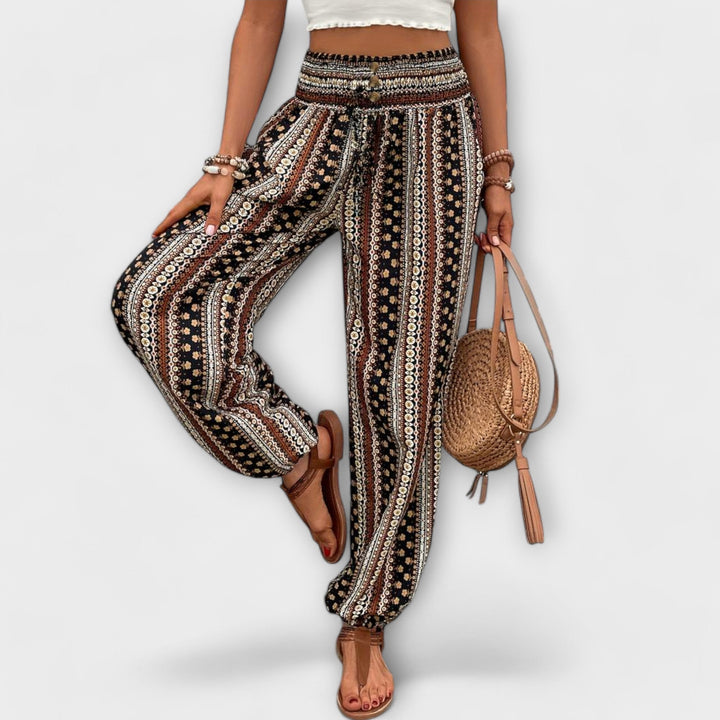 LA VENECIA | Scarlett™ - Pantalón con gráfico étnico