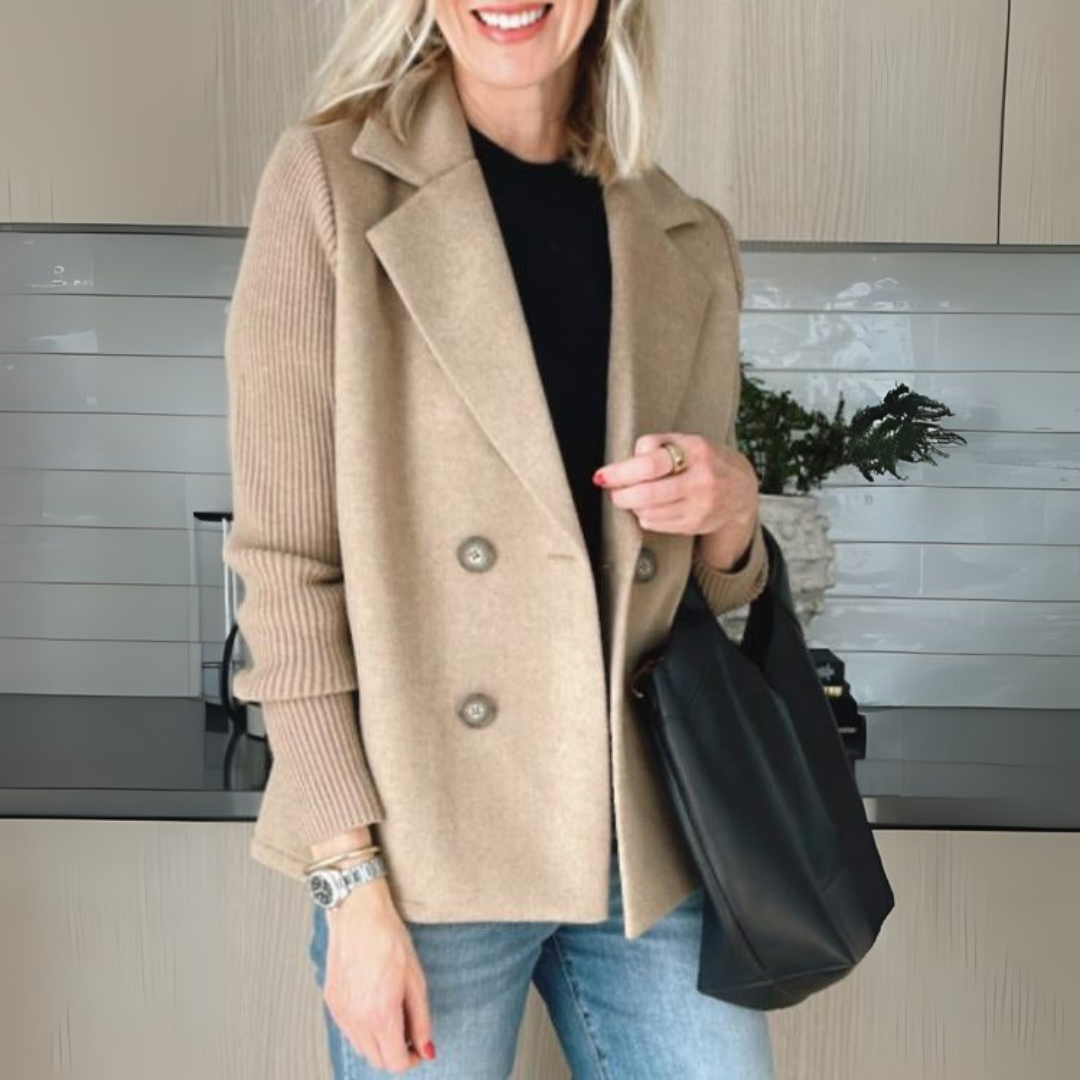 LA VENECIA | Lenora™ - Blazer Elegante de Manga de Punto de Primera Calidad
