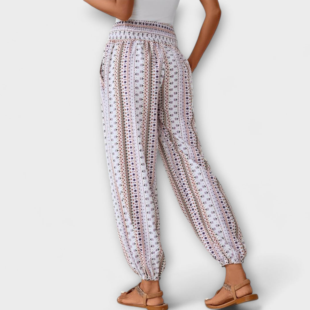 LA VENECIA | Scarlett™ - Pantalón con gráfico étnico