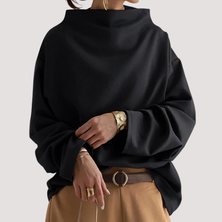 LA VENECIA | Belén™ - Blusa de Punto Suave de Cuello Alto