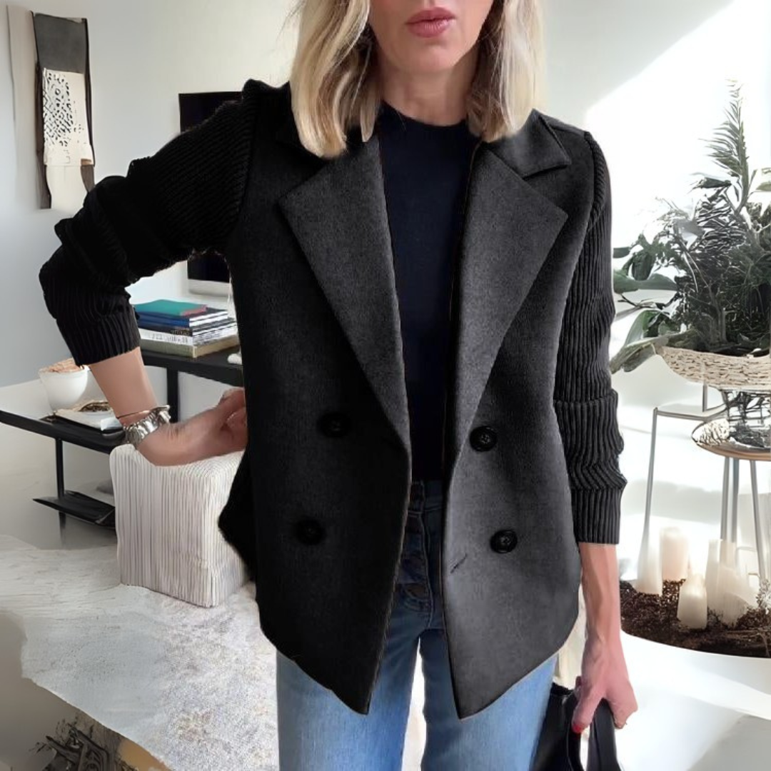 LA VENECIA | Lenora™ - Blazer Elegante de Manga de Punto de Primera Calidad