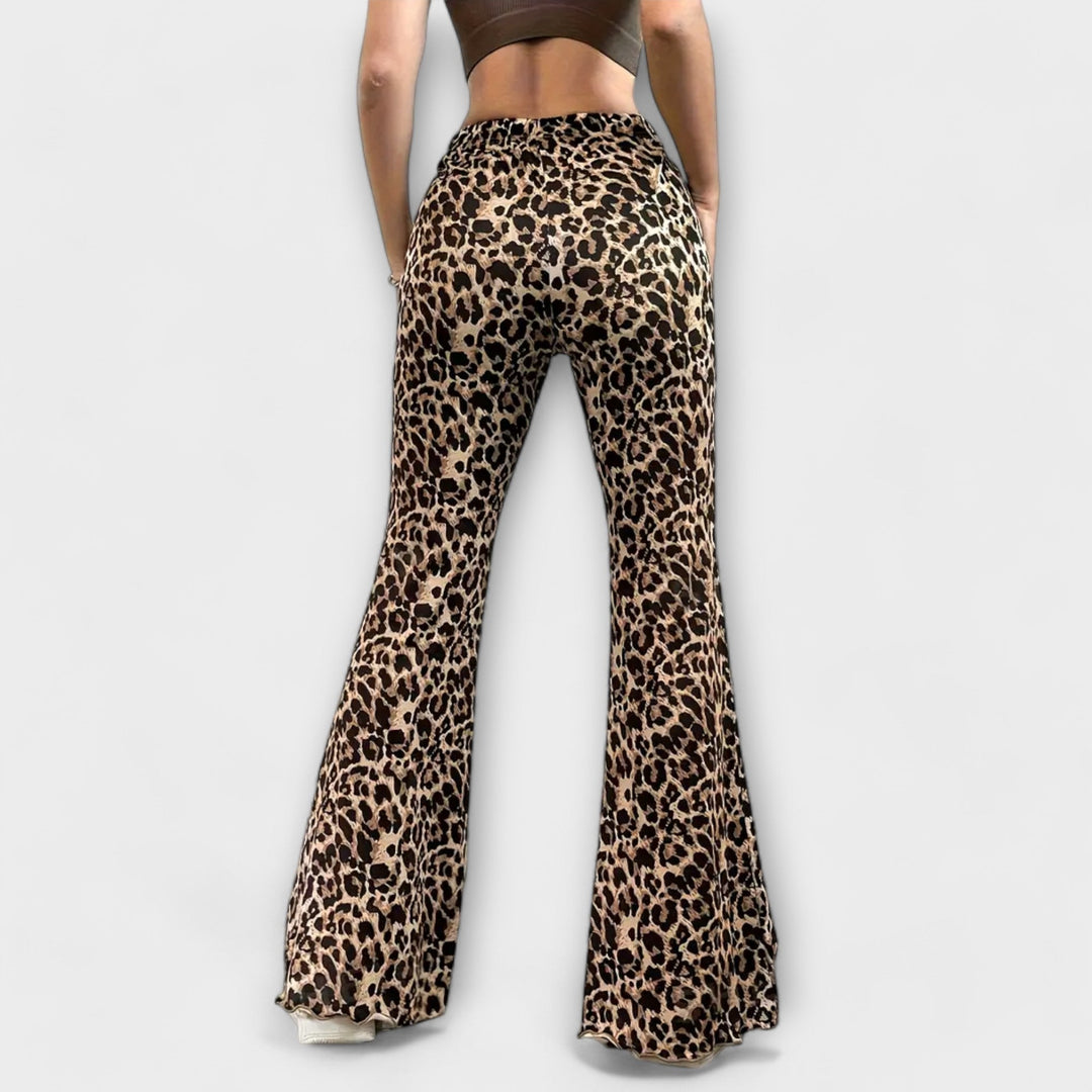 LA VENECIA | Pantalón Bootcut de Leopardo