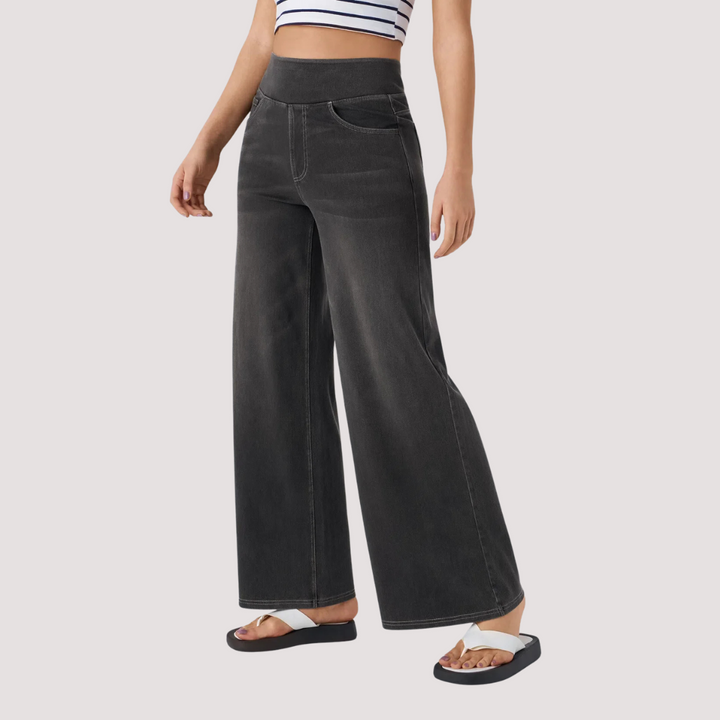 LA VENECIA | Eva™ - Pantalón Cómodo y Elástico de Talle Alto