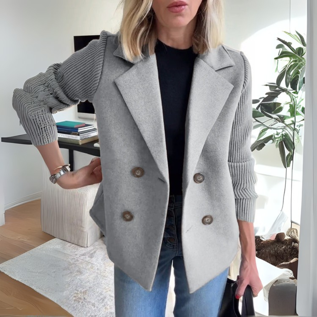 LA VENECIA | Lenora™ - Blazer Elegante de Manga de Punto de Primera Calidad