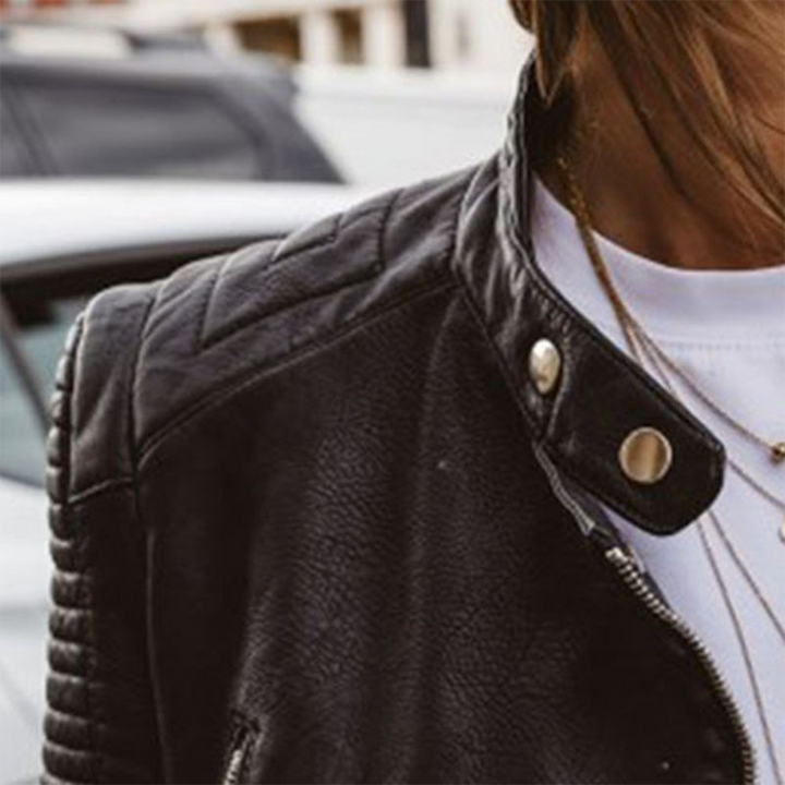 LA VENECIA | Anabella™ - Elegante Chaqueta de Cuero