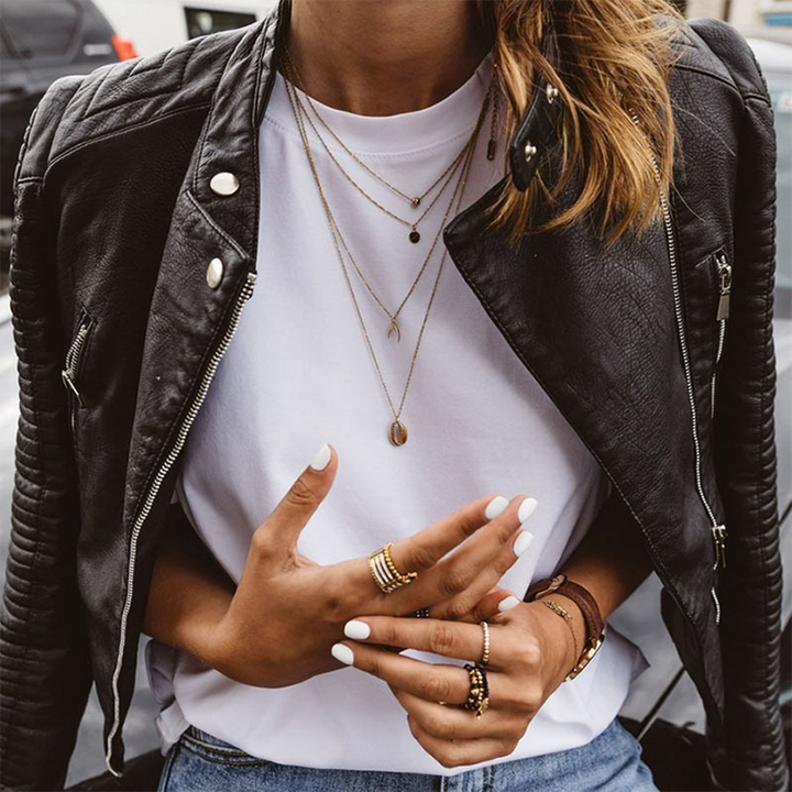 LA VENECIA | Anabella™ - Elegante Chaqueta de Cuero