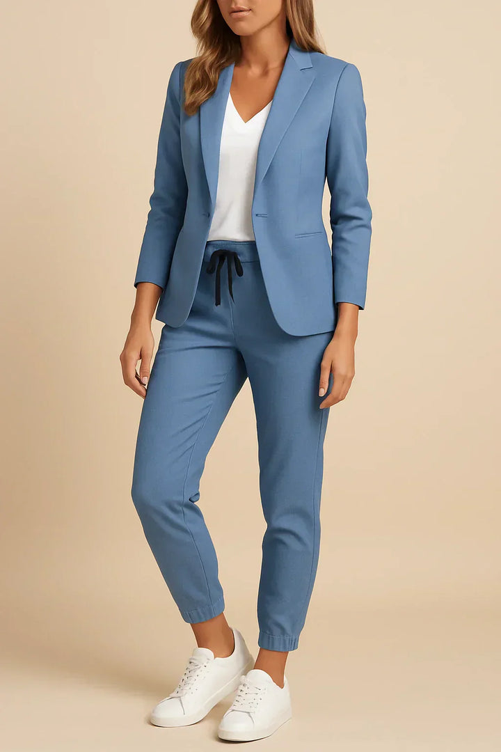 LA VENECIA | Viento™ - Conjunto elegante com casaco e calças
