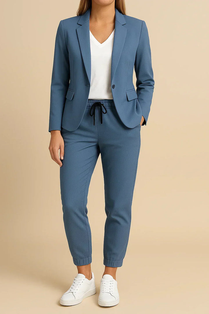 LA VENECIA | Viento™ - Conjunto elegante com casaco e calças