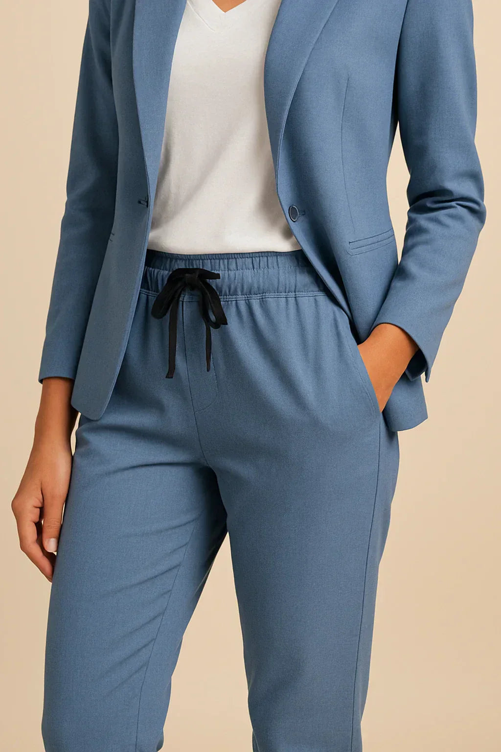 LA VENECIA | Viento™ - Conjunto elegante com casaco e calças