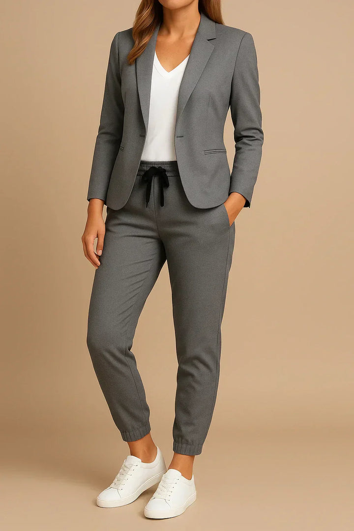 LA VENECIA | Viento™ - Conjunto elegante com casaco e calças